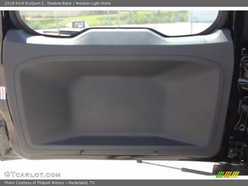 Shadow Black / Medium Light Stone 2018 Ford EcoSport S