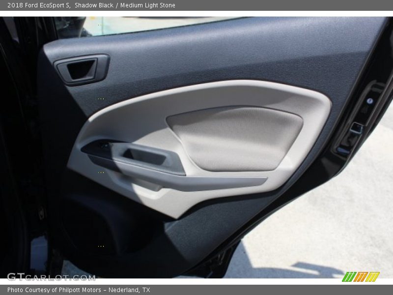 Shadow Black / Medium Light Stone 2018 Ford EcoSport S
