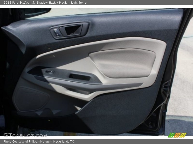 Shadow Black / Medium Light Stone 2018 Ford EcoSport S