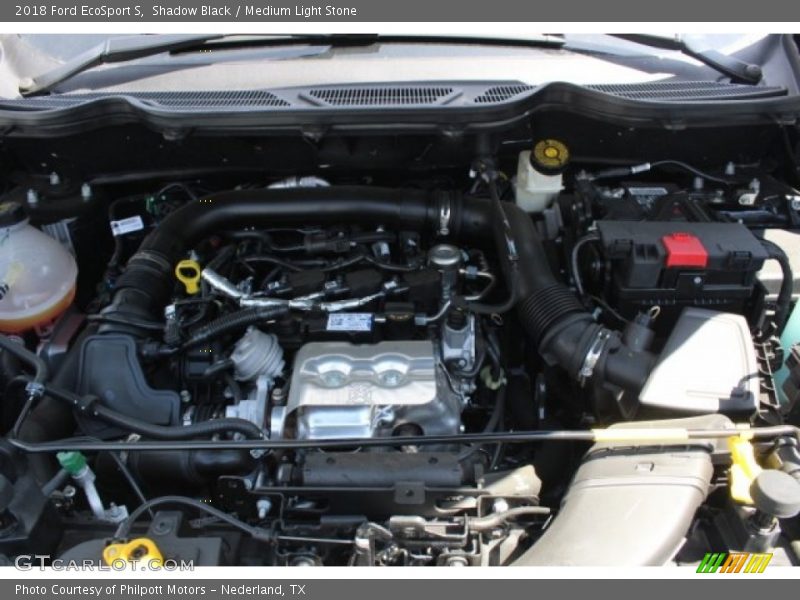 Shadow Black / Medium Light Stone 2018 Ford EcoSport S
