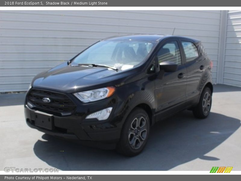Shadow Black / Medium Light Stone 2018 Ford EcoSport S