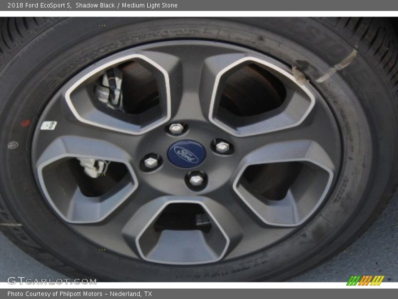 Shadow Black / Medium Light Stone 2018 Ford EcoSport S