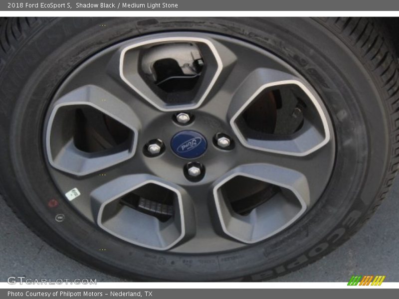 Shadow Black / Medium Light Stone 2018 Ford EcoSport S