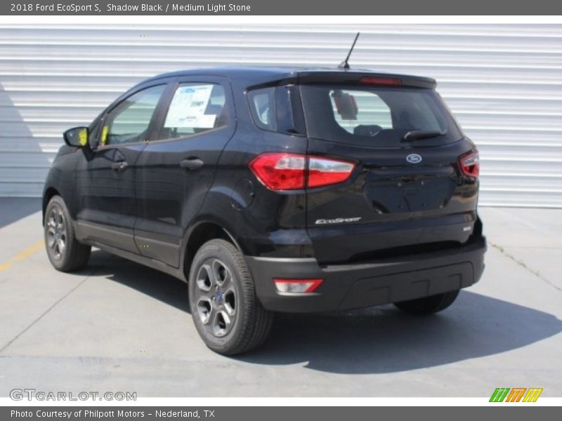 Shadow Black / Medium Light Stone 2018 Ford EcoSport S