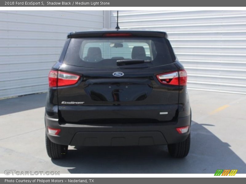 Shadow Black / Medium Light Stone 2018 Ford EcoSport S