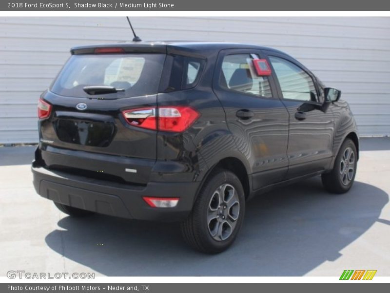 Shadow Black / Medium Light Stone 2018 Ford EcoSport S