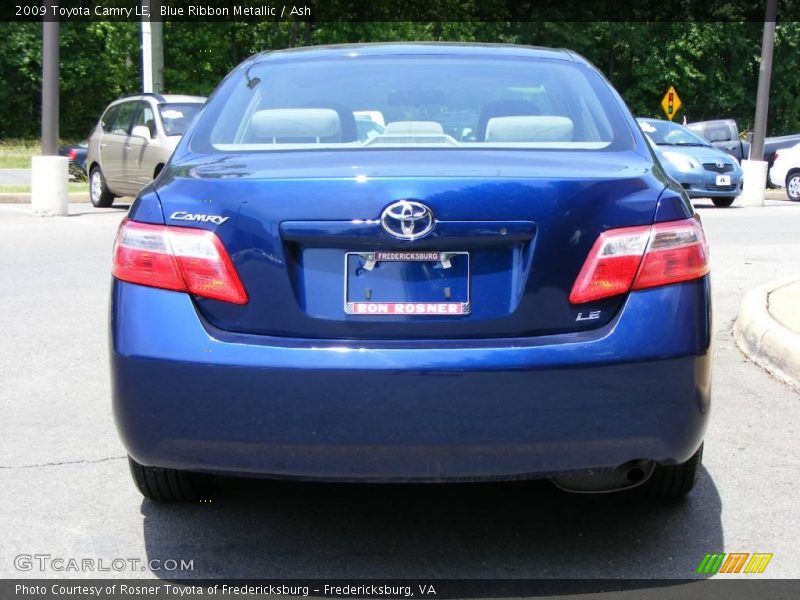Blue Ribbon Metallic / Ash 2009 Toyota Camry LE
