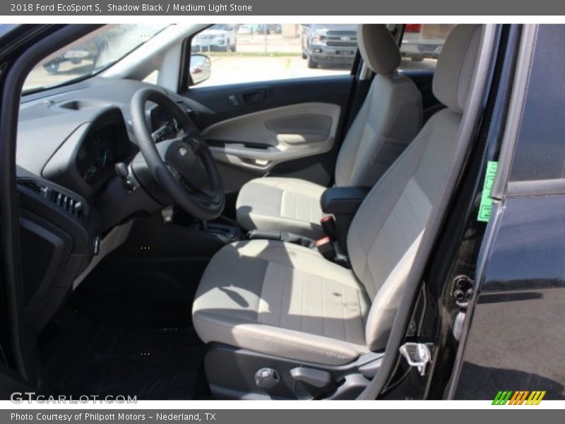 Shadow Black / Medium Light Stone 2018 Ford EcoSport S