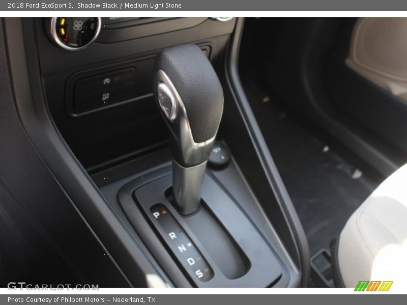 Shadow Black / Medium Light Stone 2018 Ford EcoSport S