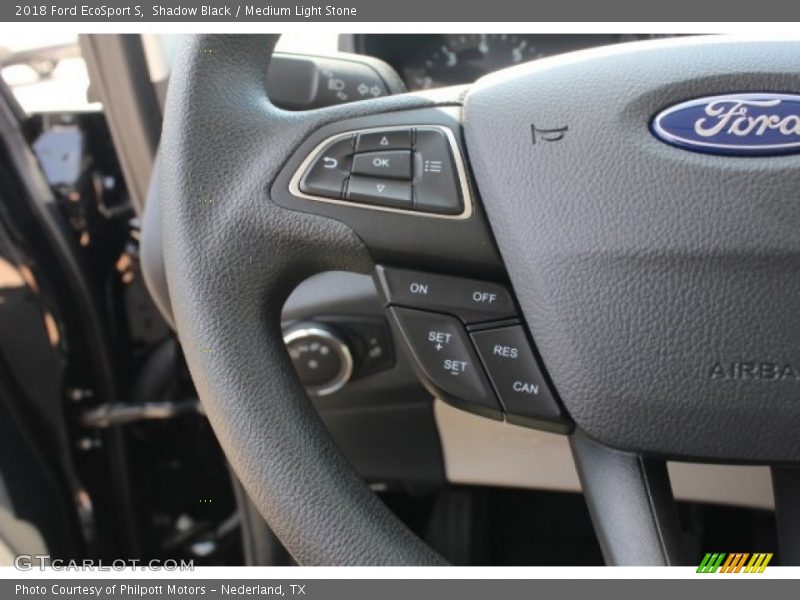 Shadow Black / Medium Light Stone 2018 Ford EcoSport S