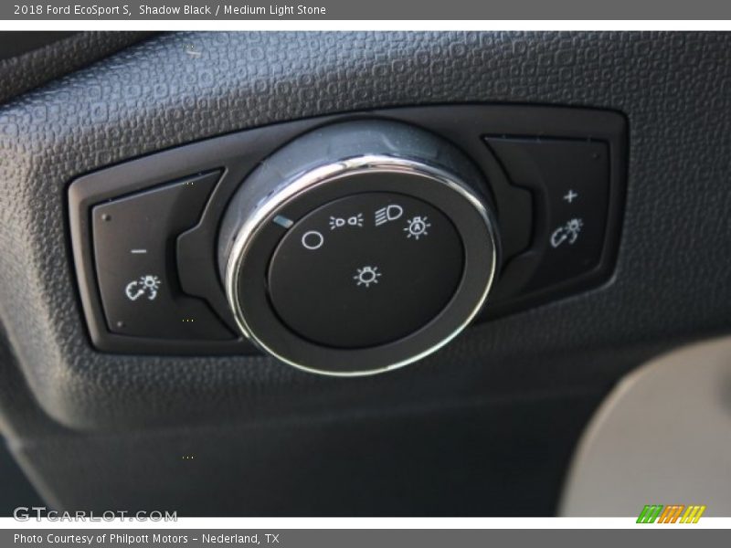 Shadow Black / Medium Light Stone 2018 Ford EcoSport S