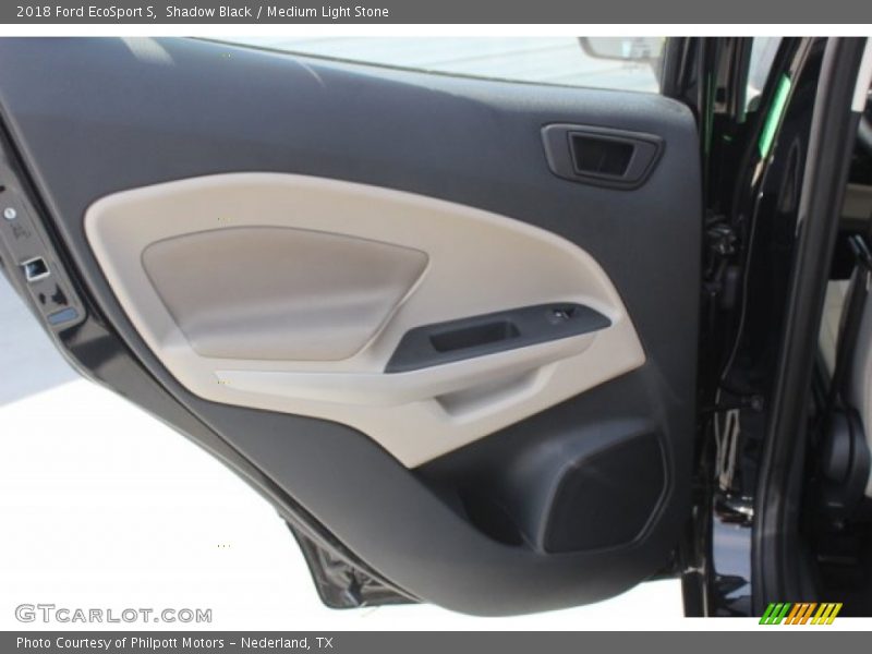 Shadow Black / Medium Light Stone 2018 Ford EcoSport S