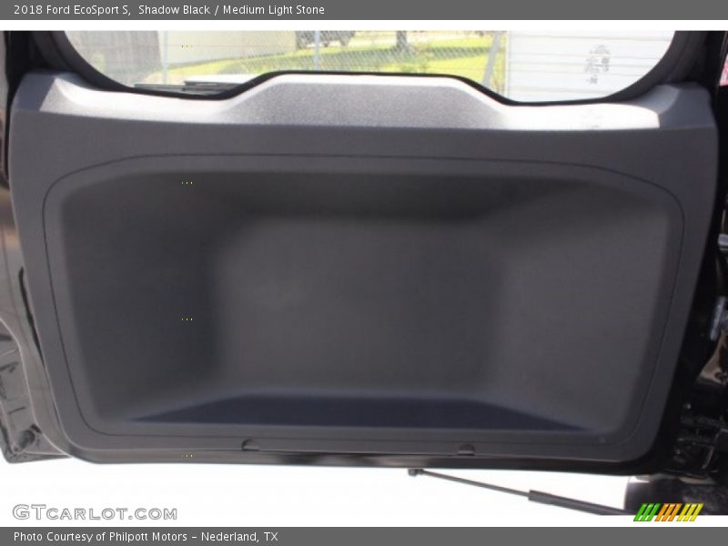 Shadow Black / Medium Light Stone 2018 Ford EcoSport S