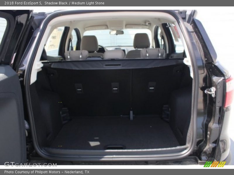 Shadow Black / Medium Light Stone 2018 Ford EcoSport S