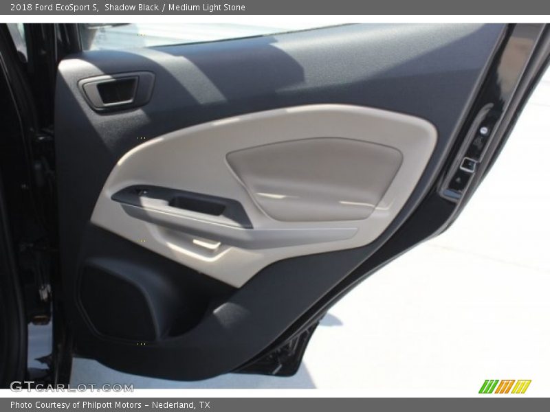 Shadow Black / Medium Light Stone 2018 Ford EcoSport S