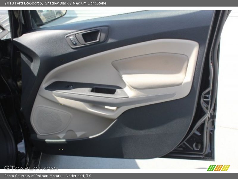 Shadow Black / Medium Light Stone 2018 Ford EcoSport S