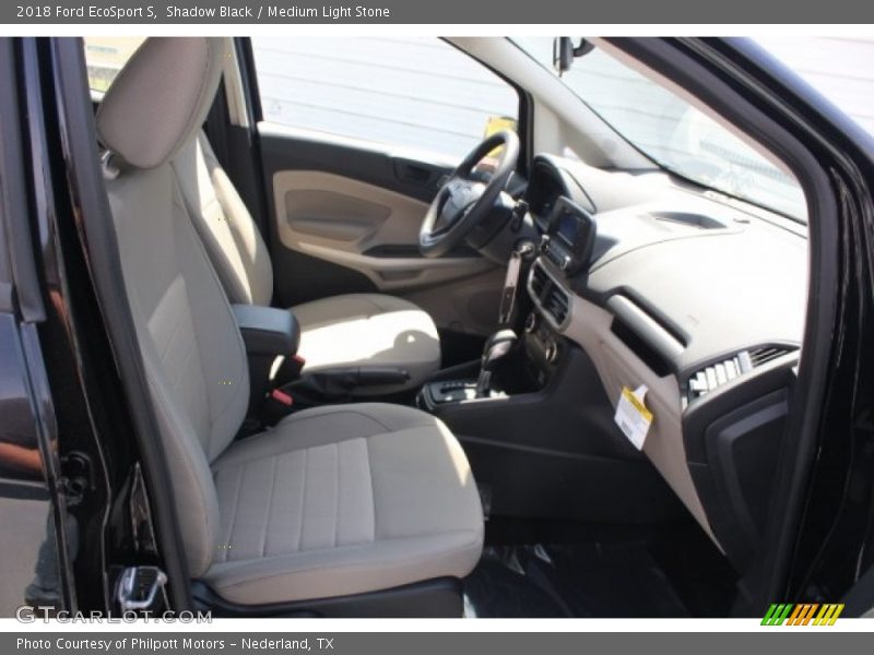 Shadow Black / Medium Light Stone 2018 Ford EcoSport S