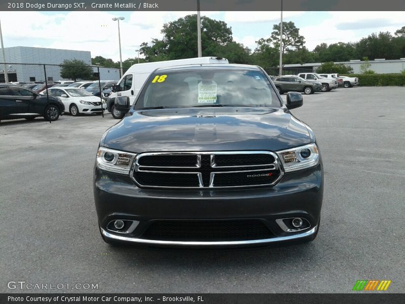 Granite Metallic / Black 2018 Dodge Durango SXT