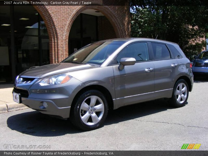 Carbon Gray Pearl / Taupe 2007 Acura RDX Technology