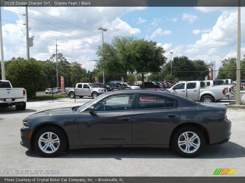 Granite Pearl / Black 2018 Dodge Charger SXT