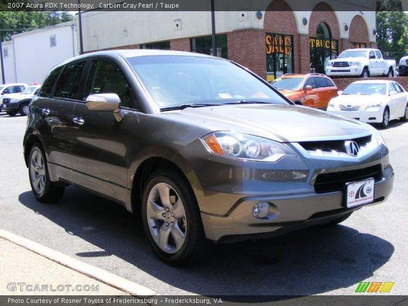 Carbon Gray Pearl / Taupe 2007 Acura RDX Technology
