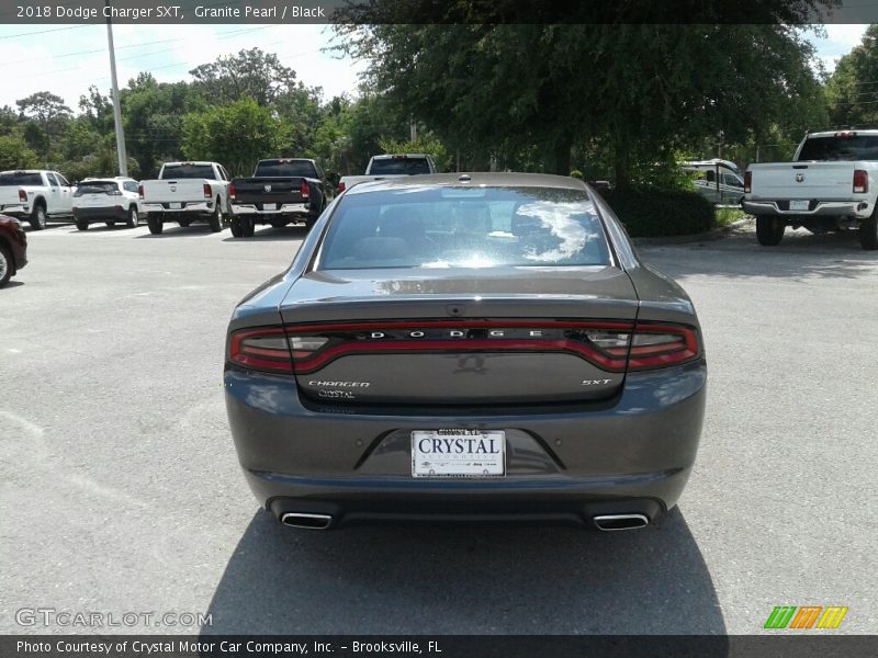 Granite Pearl / Black 2018 Dodge Charger SXT