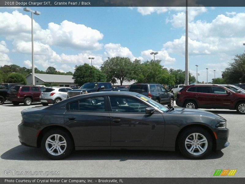 Granite Pearl / Black 2018 Dodge Charger SXT