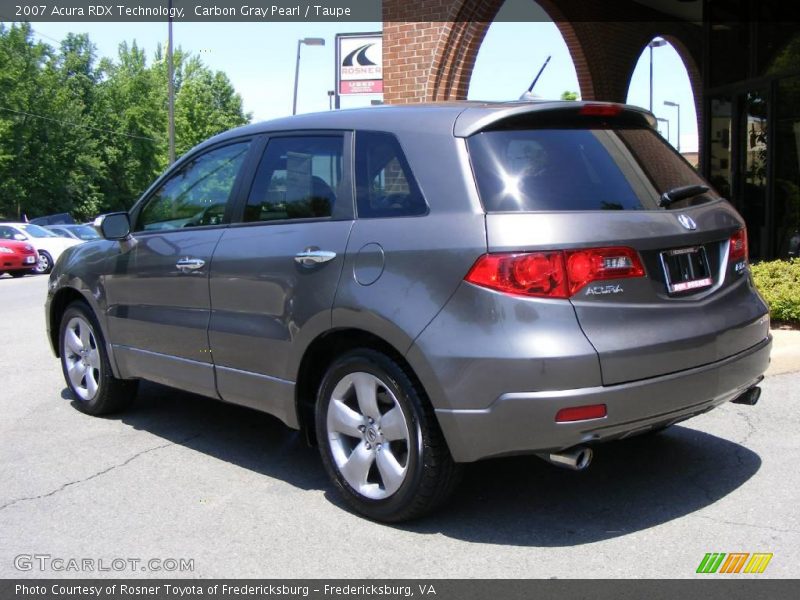 Carbon Gray Pearl / Taupe 2007 Acura RDX Technology