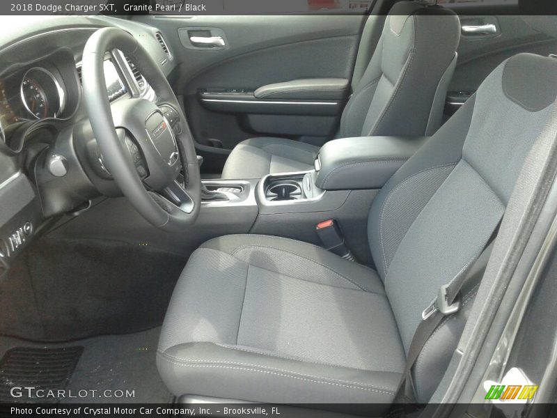 Granite Pearl / Black 2018 Dodge Charger SXT