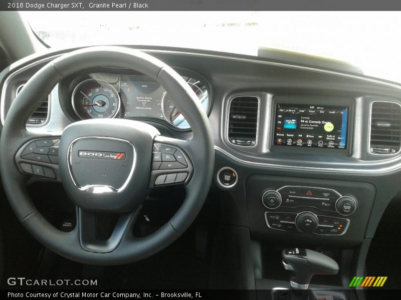 Granite Pearl / Black 2018 Dodge Charger SXT