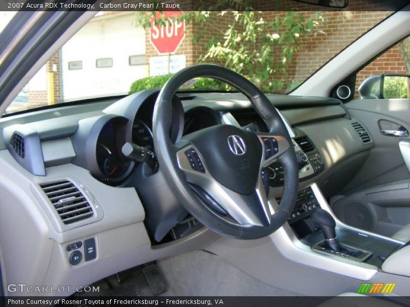Carbon Gray Pearl / Taupe 2007 Acura RDX Technology