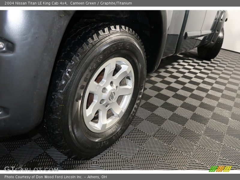 Canteen Green / Graphite/Titanium 2004 Nissan Titan LE King Cab 4x4