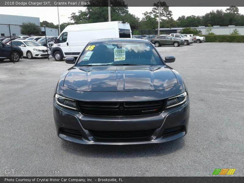 Granite Pearl / Black 2018 Dodge Charger SXT