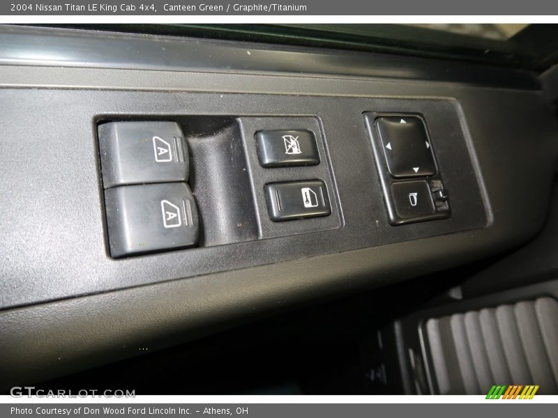 Canteen Green / Graphite/Titanium 2004 Nissan Titan LE King Cab 4x4