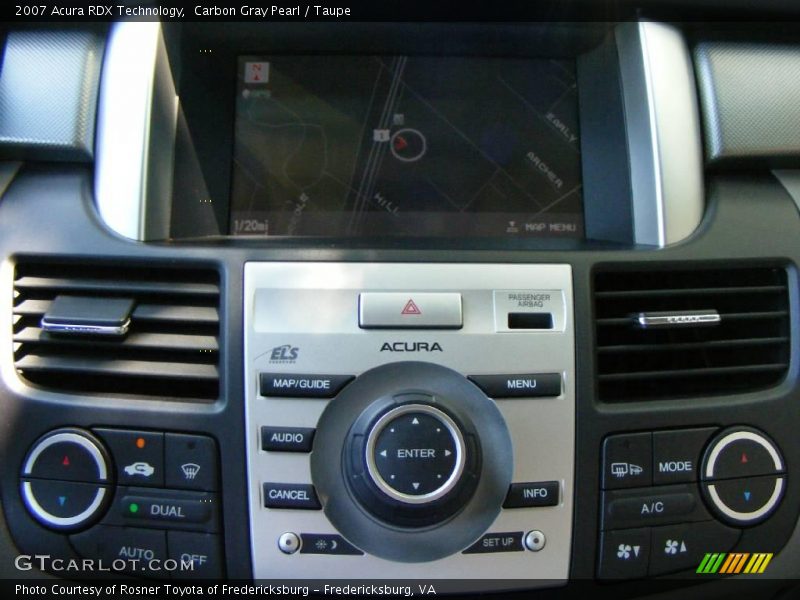 Carbon Gray Pearl / Taupe 2007 Acura RDX Technology