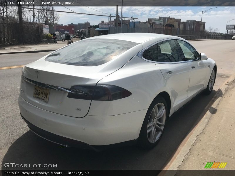 Pearl White / Black 2014 Tesla Model S