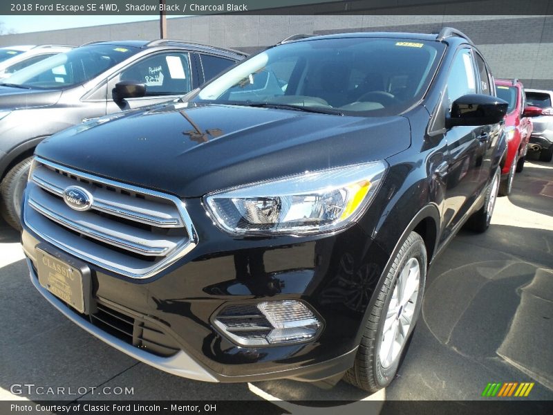 Shadow Black / Charcoal Black 2018 Ford Escape SE 4WD