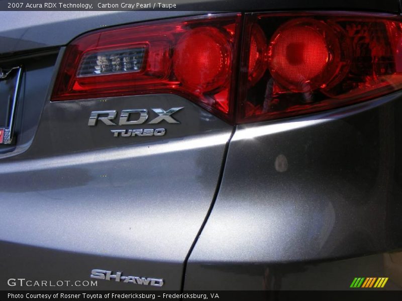 Carbon Gray Pearl / Taupe 2007 Acura RDX Technology