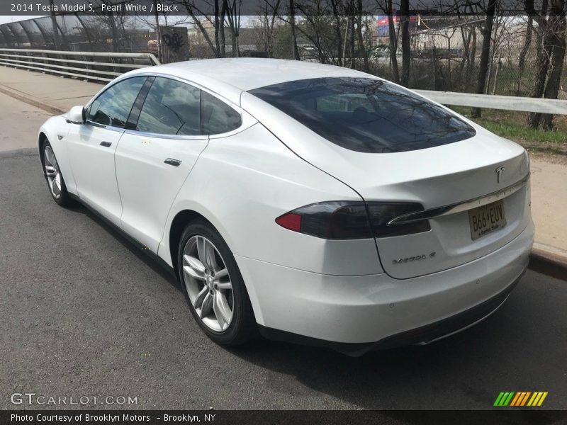 Pearl White / Black 2014 Tesla Model S