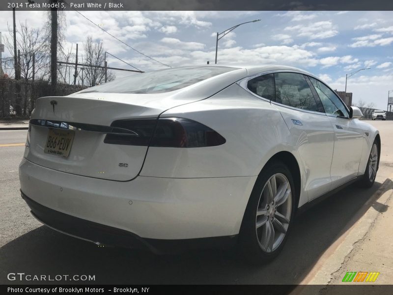 Pearl White / Black 2014 Tesla Model S