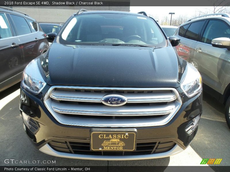 Shadow Black / Charcoal Black 2018 Ford Escape SE 4WD