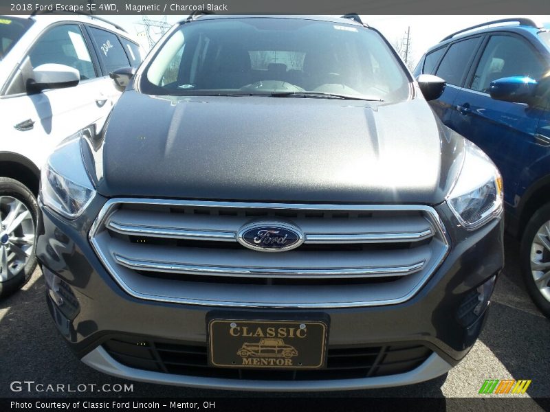 Magnetic / Charcoal Black 2018 Ford Escape SE 4WD