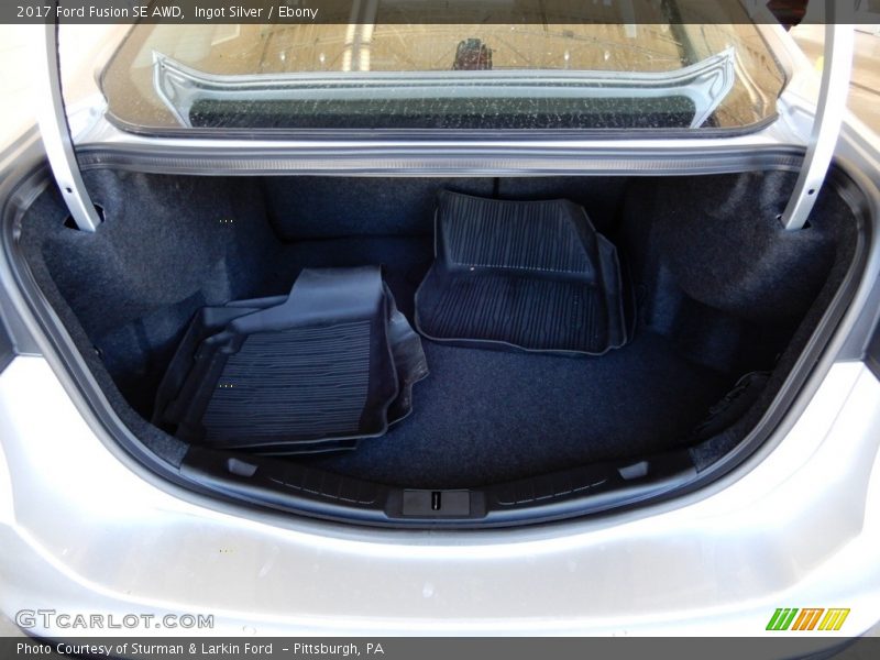 Ingot Silver / Ebony 2017 Ford Fusion SE AWD