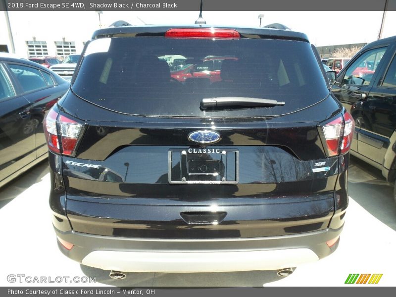 Shadow Black / Charcoal Black 2018 Ford Escape SE 4WD
