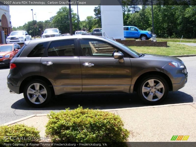 Carbon Gray Pearl / Taupe 2007 Acura RDX Technology