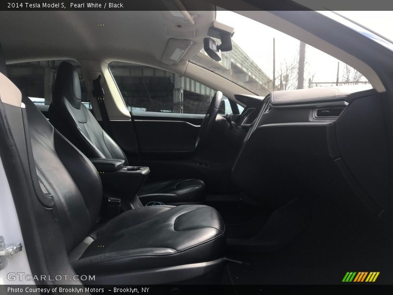Pearl White / Black 2014 Tesla Model S