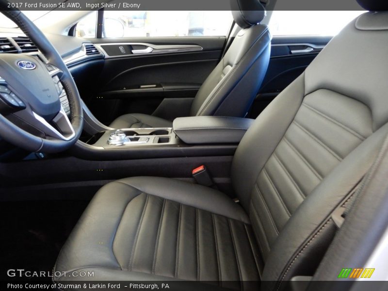 Ingot Silver / Ebony 2017 Ford Fusion SE AWD