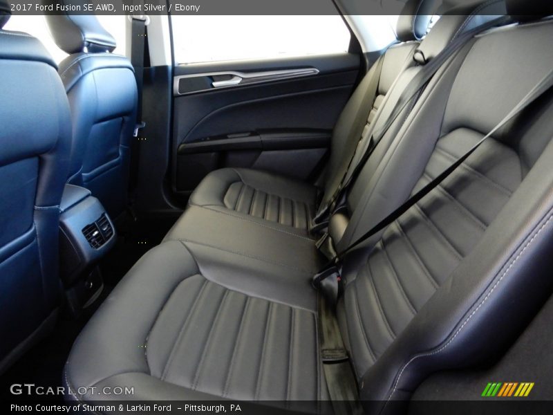 Ingot Silver / Ebony 2017 Ford Fusion SE AWD