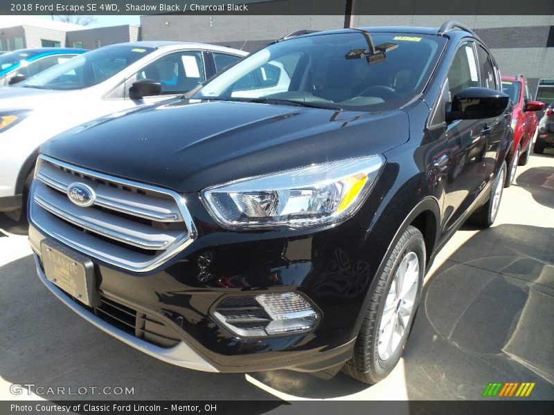 Shadow Black / Charcoal Black 2018 Ford Escape SE 4WD