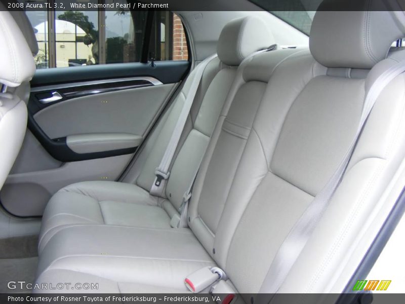 White Diamond Pearl / Parchment 2008 Acura TL 3.2